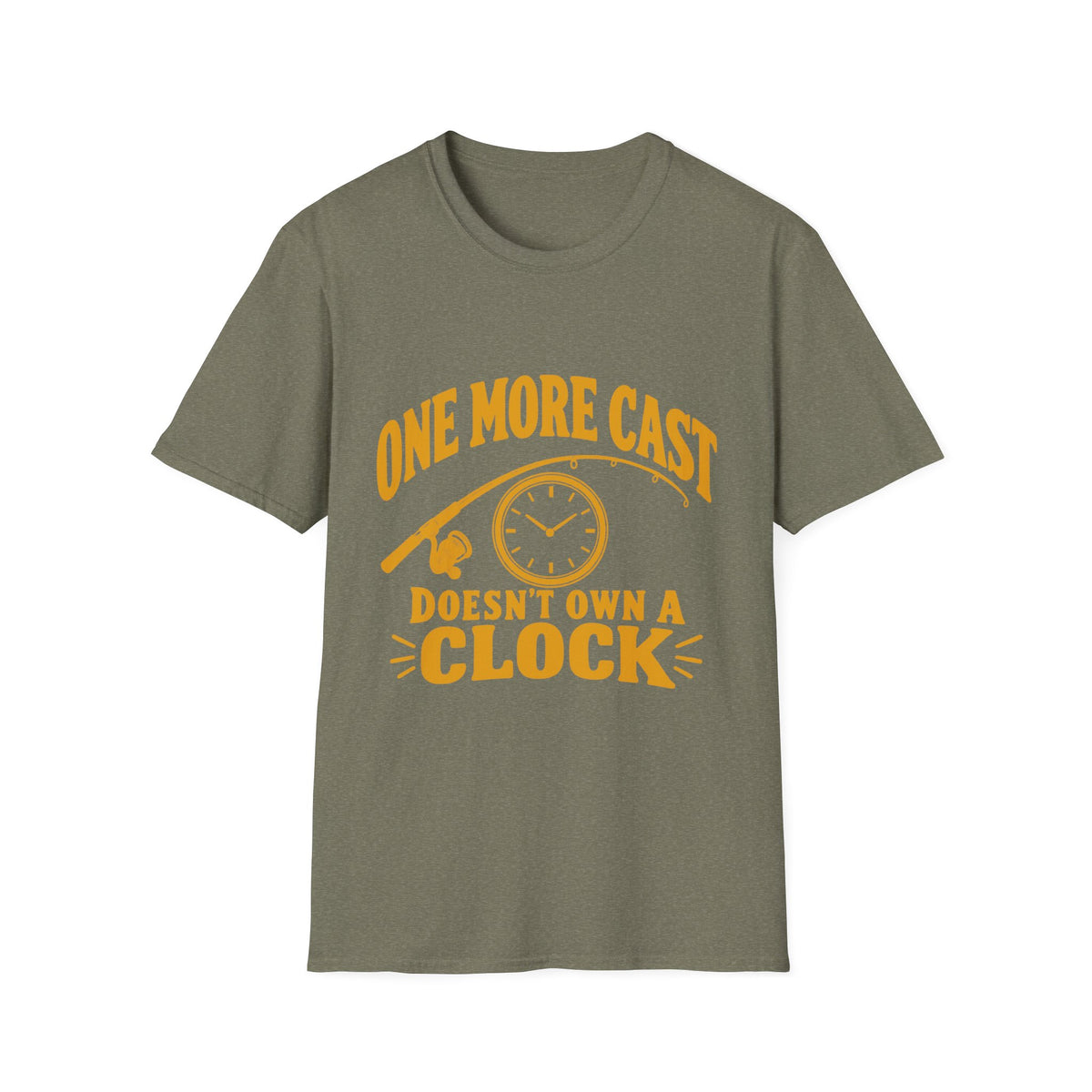 One More Cast - No Clock - T-Shirt