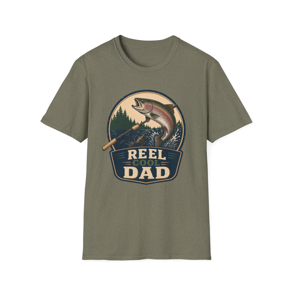 Reel Cool Dad T-Shirt - Trout
