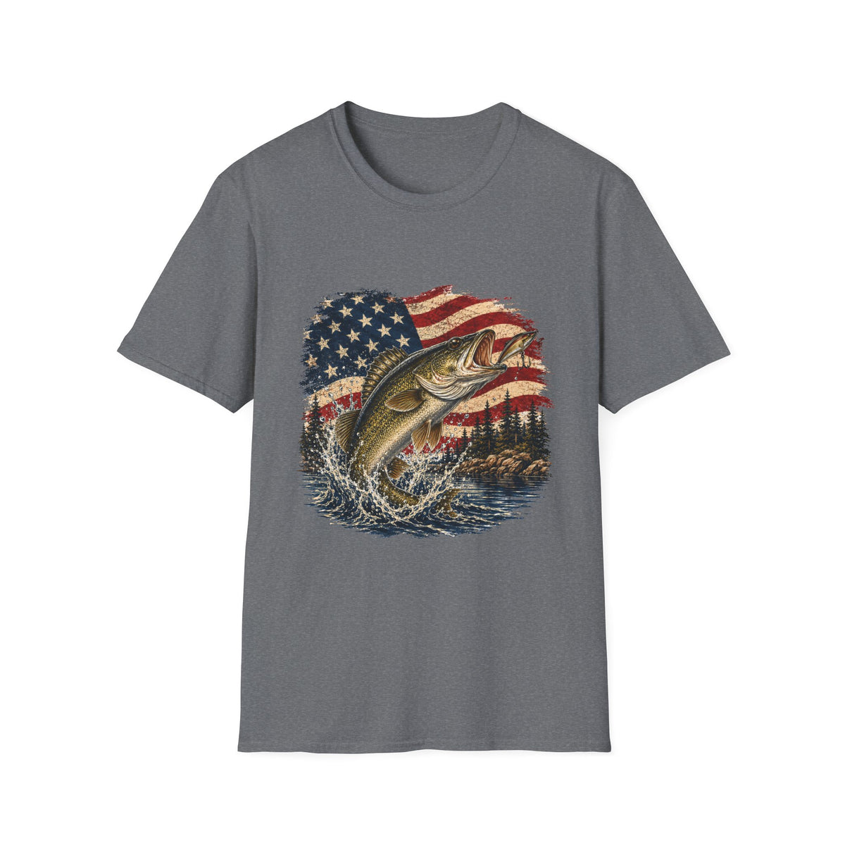 Hooked on Freedom - Walleye T-Shirt